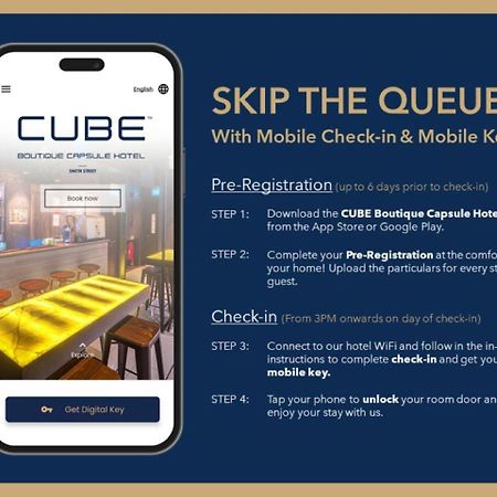 Cube Family Boutique Capsule Hotel At Chinatown Сингапур Экстерьер фото
